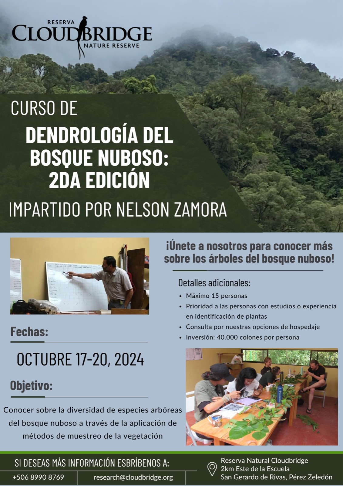 Tropical Dendrology Intensive Field Course