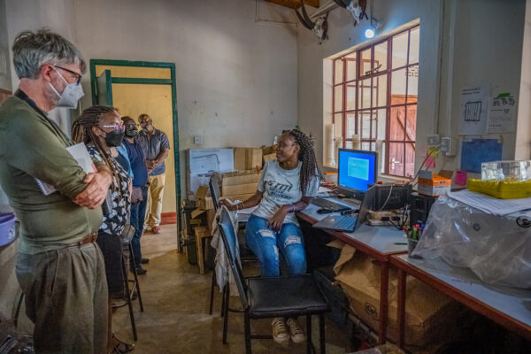 group meeting at the Mpala Research Center, Kenya